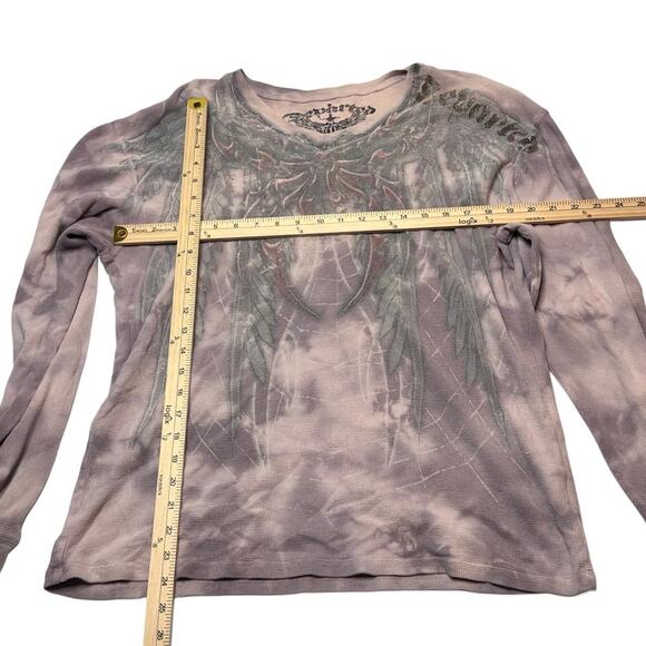 Departed Vintage Affliction Style Grunge T Shirt Size L 100% Cotton - Picture 4 of 5